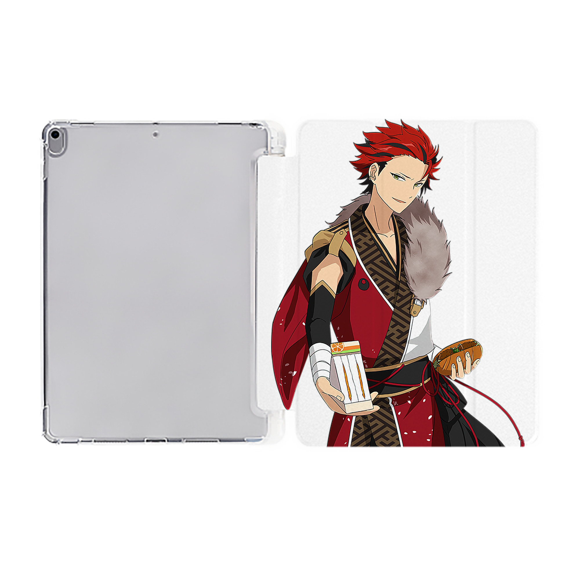 （画像用） あんさんぶるスターズ! Ensemble Stars IPad ケース ペン収納付き 三つ折りスタンド PUレザー×シリコン 対応機種9.5/10.5/10.9インチ